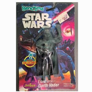 Vintage 1993 Justoys Star Wars Bend EMS Lord Darth Vader